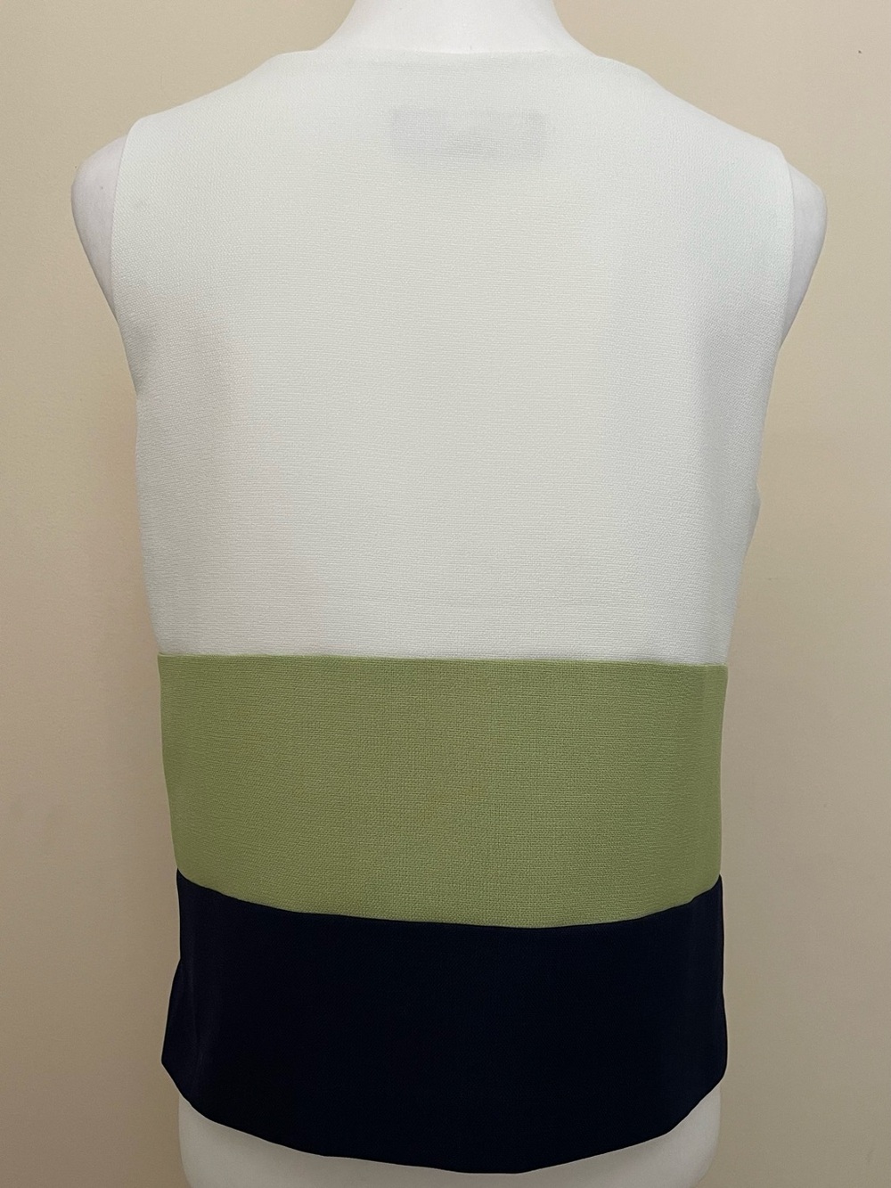 VTG Perceptions Lime Green, Navy, & White Three-Piece Pant Suit, Size 12P - Picture 8 of 16